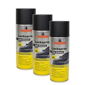 Lackspray NIGRIN 3x 74112 Color Schwarz matt 400 ml - lackspray nigrin 3x 74112 color schwarz matt 400 ml