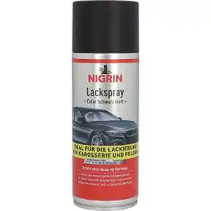 Lackspray nigrin 400 ml mattschwarzer autolack