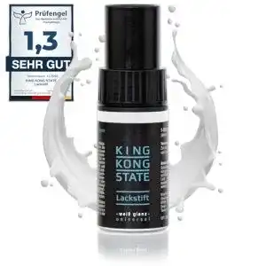 Lackstift auto king kong state lackstift weiss glaenzend