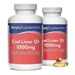 Lebertran simply supplements 1000mg 360 kapseln