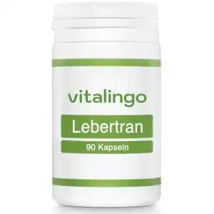 Lebertran vitalingo kapseln glutenfrei und hochdosiert 90 kapseln