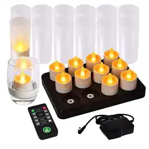 Led teelicht hl wiederaufladbare led mit fernbedienung