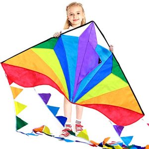 Lenkdrachen HONBO Kinder Drachen Große Delta Kites für Kinder