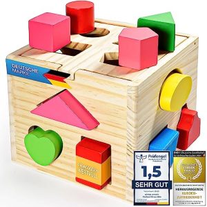 Lernspielzeug ab 2 Jahre all Kids United ® Steckwürfel