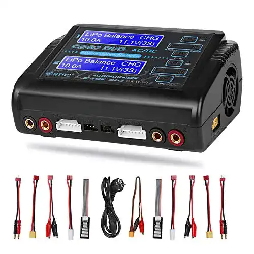 Haisito LiPo Ladegerät für Dual Balance Ladefunktion