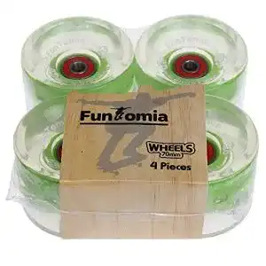 Longboard rollen funtomia 4 stueck led longboard skateboard 1