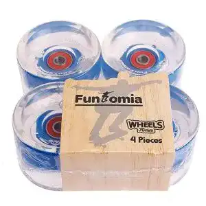 Longboard rollen funtomia 4 stueck led longboard skateboard