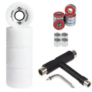 Longboard rollen funtomia 4 stueck longboard skateboard