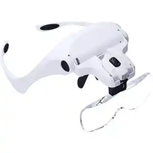 Lupenbrille damohony stirnband mit led licht led kopfband