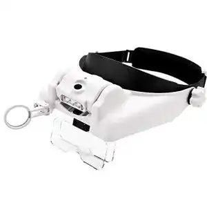 Lupenbrille hunterbee led kopflupe mit licht kopfbandlupe