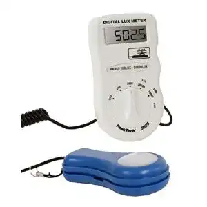 Luxmeter peaktech digital lux messgeraet mit externem sensor