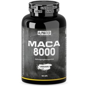 Maca-Kapseln Alphatier Supplements Maca Gold 8000 Kapseln - maca kapseln alphatier supplements maca gold 8000 kapseln