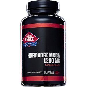Maca-Kapseln Amando Perez Hardcore Maca 1.200 mg/Einnahme
