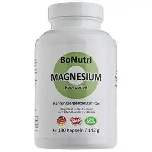 Magnesiumcitrat bonutri 400 mg tagesdosis 180 vegane kapseln