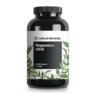 Magnesiumcitrat natural elements premium 365 kapseln