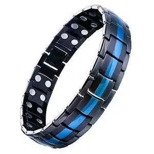 Magnetarmband herren jeracol titanstahl magnet armband 1