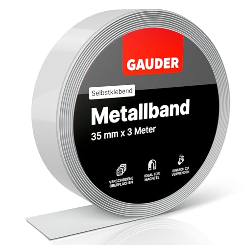 Magnetband GAUDER Metallband selbstklebend