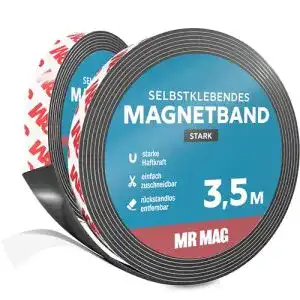 Magnetband mrmag selbstklebend stark extra lang