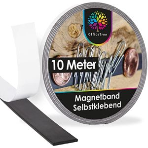 Magnetband OfficeTree 10 Meter Selbstklebend Stark