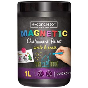Magnetfarbe e-concreto Magnetische Tafelfarbe Schwarz + Kreide