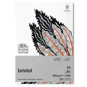 Marker papier winsor newton 6661546 bristol zeichenpapier