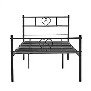 Metallbett liepu gaestebett einzelbett modern bettrahmen