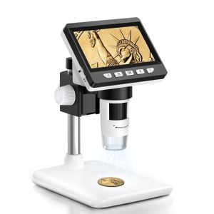 Mikroskop AOPICK, LCD Digital 1000X 4,3-Zoll 1080P USB - mikroskop aopick lcd digital 1000x 43 zoll 1080p usb