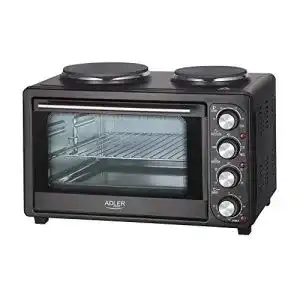 Minibackofen mit kochplatten jung adler ad6020 minibackofen