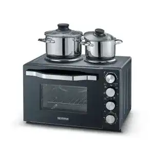 Minibackofen mit kochplatten severin back und toastofen