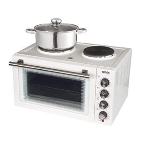 Mini oven with hotplates