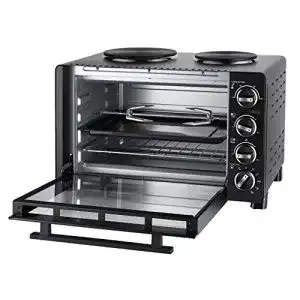 Minibackofen mit kochplatten unold 68885 all in one