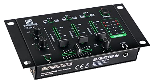 Mischpult Pronomic DX-26 MKII DJ-Mixer, 3-Kanal Mischer