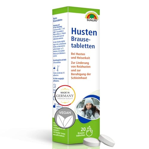 Mittel gegen Reizhusten Sunlife Husten Brausetabletten