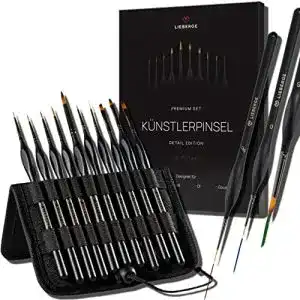 Modellbau pinsel lieberge premium detail pinselset acrylfarben