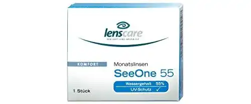 Monatslinsen Lenscare SeeOne 55, 1 Stück, BC 8.6 mm, DIA 14.2 mm