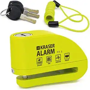 Motorrad alarmanlage kraser kr6y bremsscheibenschloss