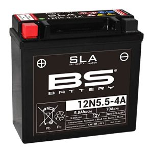 Motorrad-Batterie BS Battery 300841 12N5.5-4A AGM SLA - motorrad batterie bs battery 300841 12n5 5 4a agm sla