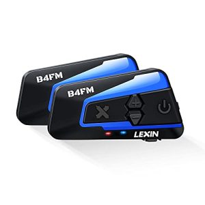 Motorrad-Headset LEXIN B4FM Motorrad Bluetooth Headset, Helm