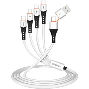 Multi-Ladekabel SDBAUX 3A/1.2M Multi USB Ladekabel, 6 in 1 - multi ladekabel sdbaux 3a 1 2m multi usb ladekabel 6 in 1