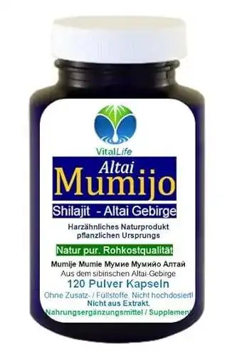 Mumijo Shilajit 120 Kapseln aus dem Himalaya Altai