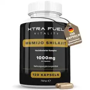 Mumijo xtra fuel shilajit kapseln 1000mg tagesdosis 120 kaps