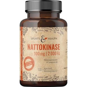 Nattokinase CDF Spor ve Sağlık Çözümleri Kapsülleri - kapsül başına 100 mg