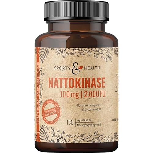 Nattokinase CDF Sports & Health Solutions Kapseln – 100mg pro Kapsel