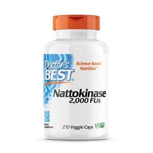 Nattokinase Doctor's BEST, 2.000FU, 270 vegan kapsül