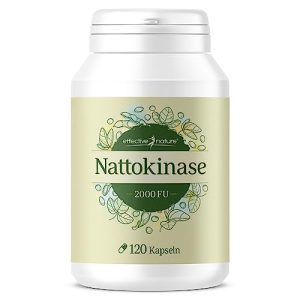 Kapsül başına 100 mg ile Nattokinase etkili doğa yüksek dozu
