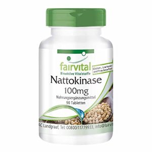 Nattokinase fairvital | 2000 FU - 100mg pro Tablette - HOCHDOSIERT - nattokinase fairvital 2000 fu 100mg pro tablette hochdosiert