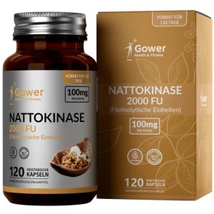 Nattokinase Gower Health & Fitness GH 100mg Kapseln