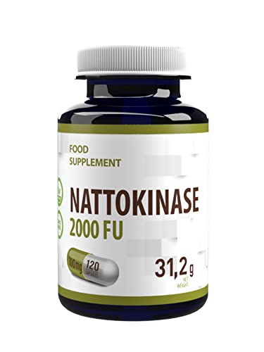 Nattokinase Hepatica 120 Vegan Kapseln mit je 100 mg (20.000 FU/g)