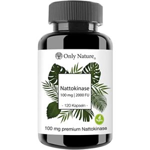Nattokinase Only Nature ® 100 mg (2000 FU) - hochdosiert - nattokinase only nature 100 mg 2000 fu hochdosiert
