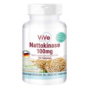 Nattokinase ViVe Supplements – 100mg – 120 Tabletten – Hochdosiert